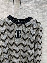 Chanel Black White Sweater - 4