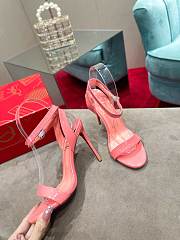 Christian Louboutin Patent Pink Heel 10cm - 1