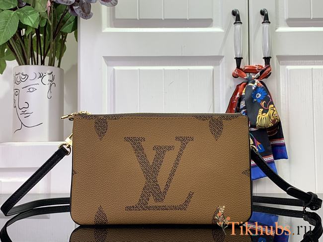 Louis Vuitton LV Double Zip Pochette 20 x 12.5 x 3 cm - 1