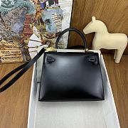 Hermes Kelly Black Box Gold Hardware 25cm - 4