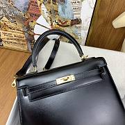 Hermes Kelly Black Box Gold Hardware 25cm - 2