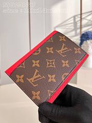 Louis Vuitton LV Passport Cover Monogram Red 10 x 14 x 2.5 cm - 4