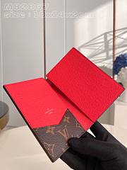 Louis Vuitton LV Passport Cover Monogram Red 10 x 14 x 2.5 cm - 3