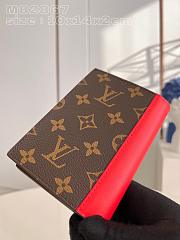 Louis Vuitton LV Passport Cover Monogram Red 10 x 14 x 2.5 cm - 2