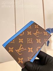 Louis Vuitton LV Passport Cover Monogram Blue 10 x 14 x 2.5 cm - 3