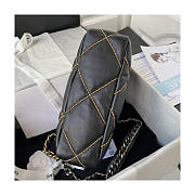 Chanel 19 Flap Bag Black Gold 26cm - 4