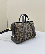 Fendi Bostom Brown Bag 27.5x16x17cm - 2