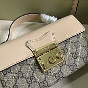 Gucci Padlock Mini Bag With Horsebit Print Light Pink 18x10x5cm - 2