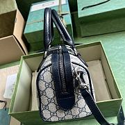 Gucci Ophidia GG Mini Top Handle Bag Blue 21.5x14x11.5cm - 5