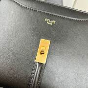 Celine Mini 16 Satinated Calfskin Black 18.5x15.5x9cm - 2