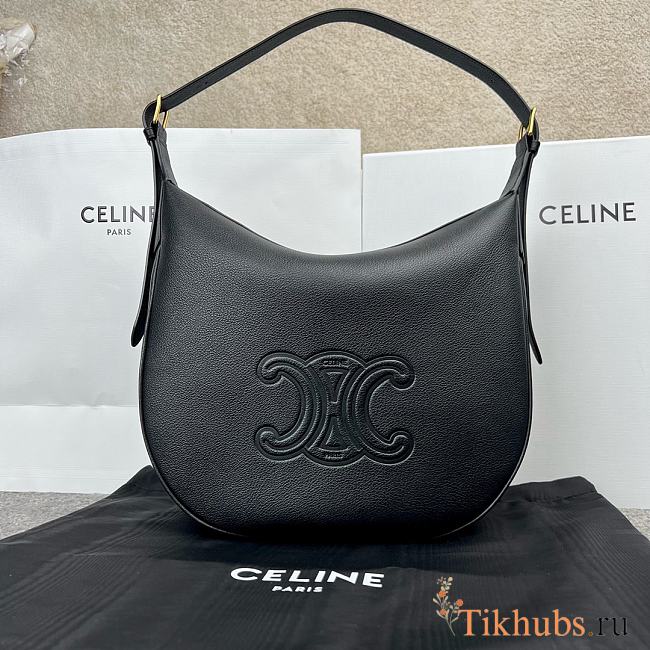 Celine Heloise Bag In Supple Calfskin Black 30x28.5x8cm - 1