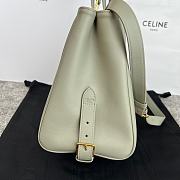 Celine Medium Appoline Bag Calfskin Green 37.5 x 22 x 16 cm - 6