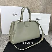 Celine Medium Appoline Bag Calfskin Green 37.5 x 22 x 16 cm - 4