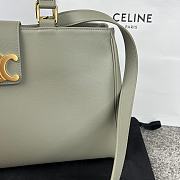 Celine Medium Appoline Bag Calfskin Green 37.5 x 22 x 16 cm - 3