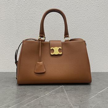 Celine Medium Appoline Bag Calfskin Tan 37.5 x 22 x 16 cm