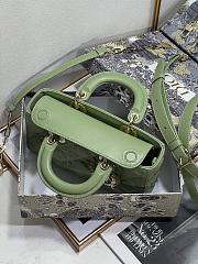 Dior Small Lady D-joy Bag Green 22x12x6cm - 2