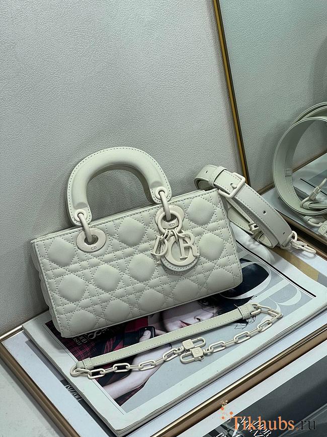 Dior Small Lady D-joy Matte White 22cm - 1