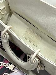 Dior Small Lady D-joy Matte White 22cm - 6