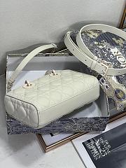 Dior Small Lady D-joy Matte White 22cm - 5