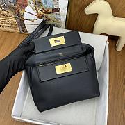 Hermes Mini Kelly 24/24 Black Gold Bag 21cm - 5