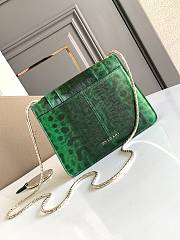 Bulgari Serpenti Forever Crossbody Bag in Green 20x14x4.5cm - 5