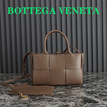 Bottega Veneta Mini Arco Brown Tote Bag 25x16x8cm