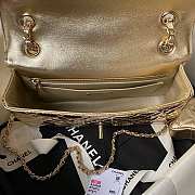 Chanel Flap Bag & Star Coin Purse Mirror Gold 24x15.5x7.5cm - 3