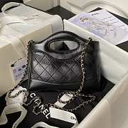 Chanel Nano 31 Black Bag 20.5x17.5cm - 4