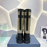 Dior D-major Boot Taupe Black Technical - 4