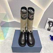 Dior D-major Boot Taupe Black Technical - 3