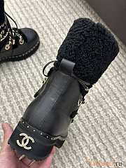 Chanel Black Winter Boots  - 4