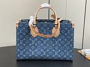 Louis Vuitton LV Onthego MM Denim Blue 35x27x14cm - 4