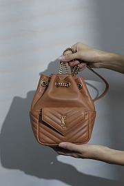 YSL Chain Bag Tan 19x13x13cm - 1