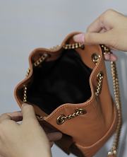 YSL Chain Bag Tan 19x13x13cm - 6