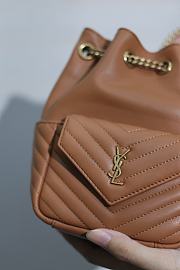 YSL Chain Bag Tan 19x13x13cm - 3