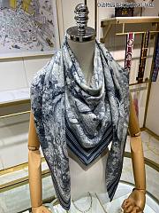 Dior Blue Scarf 140x140cm - 1