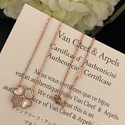 Van Cleef Arpels Necklace Sweet Alhambra Pendant Rose Gold - 3