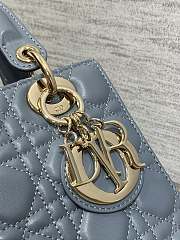 Dior Small Lady Bag Blue 20cm - 2