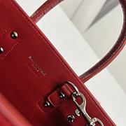 YSL Sac De Jour Red Crocodile Bag 22cm - 5