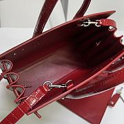 YSL Sac De Jour Red Crocodile Bag 26x20.5x12.5cm - 3