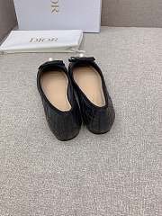 Dior Ballet Flat Black Quilted Cannage Calfskin - 4