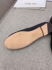 Dior Ballet Flat Black Quilted Cannage Calfskin - 2