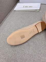 Dior Ballet Flat Nude Quilted Cannage Calfskin - 2