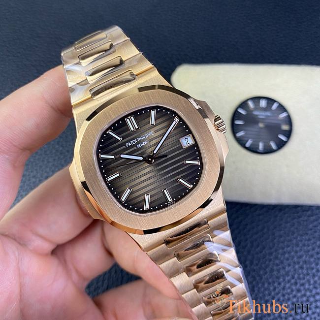 Patek Philippe Nautilus Gold Watch 40mm - 1