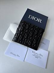 Dior Wallet Black Gravity Leather 11.5 x 9.5 cm - 1