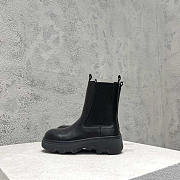 Burberry Leather Creeper Chelsea Boots Black - 3