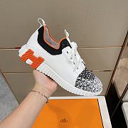 Hermes Depart Sneaker White Black - 3