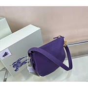 Burberry Knight Bag Purple 24x8x23cm - 5