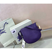 Burberry Knight Bag Purple 24x8x23cm - 3