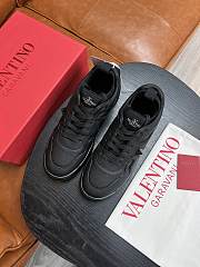 Valentino One Stud Black Sneaker - 3